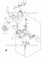 CORPS DE PAPILLON pour Suzuki BURGMAN 400 2004