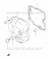 COUVRE CULASSE pour Suzuki BURGMAN 400 2004