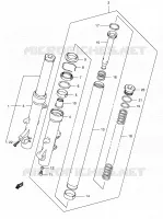 FOURCHE pour Suzuki BURGMAN 400 2004