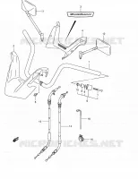 GUIDON (MODELE K4,AN400K5/K6) pour Suzuki BURGMAN 400 2004
