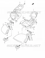 VIDE POCHE (MODELE K4/K5/K6) pour Suzuki BURGMAN 400 2004
