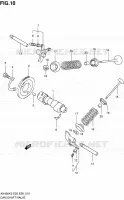 ARBRE A CAMES   VALVE pour Suzuki BURGMAN 400 2005