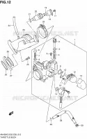 CORPS DE PAPILLON pour Suzuki BURGMAN 400 2005