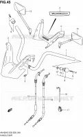 GUIDON (MODELE K3) pour Suzuki BURGMAN 400 2005