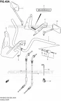 GUIDON (MODELE K4,AN400K5/K6) pour Suzuki BURGMAN 400 2005