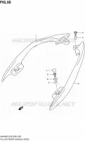 SUPPORT DOSSERET (SIDE)(MODELE K3) pour Suzuki BURGMAN 400 2005