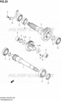 TRANSMISSION (2) pour Suzuki BURGMAN 400 2005