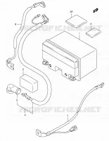 BATTERIE pour Suzuki BURGMAN 400 2006
