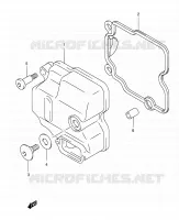 COUVRE CULASSE pour Suzuki BURGMAN 400 2006