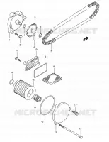 POMPE A HUILE pour Suzuki BURGMAN 400 2006