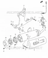 SILENCIEUX pour Suzuki BURGMAN 400 2006