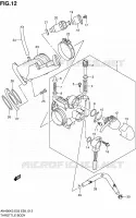 CORPS DE PAPILLON pour Suzuki BURGMAN 400 2006