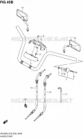 GUIDON (AN400SK5/SK6) pour Suzuki BURGMAN 400 2006