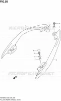 SUPPORT DOSSERET (SIDE)(MODELE K3) pour Suzuki BURGMAN 400 2006