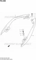 SUPPORT DOSSERET (SIDE)(MODELE K5/K6) pour Suzuki BURGMAN 400 2006