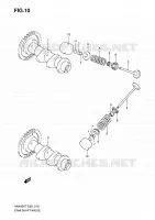ARBRE A CAMES   VALVE pour Suzuki BURGMAN 400 2008