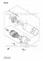 DEMARREUR pour Suzuki BURGMAN 400 2008