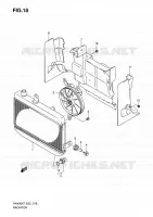 RADIATEUR pour Suzuki BURGMAN 400 2008