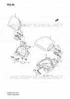 VIDE POCHE pour Suzuki BURGMAN 400 2008