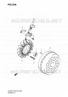 ALLUMAGE ROTOR   STATOR (MODEL K8/K9/L0) pour Suzuki BURGMAN 400 2008