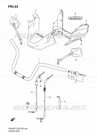 GUIDON pour Suzuki BURGMAN 400 2008