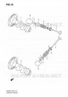 ARBRE A CAMES   VALVE pour Suzuki BURGMAN 400 2009