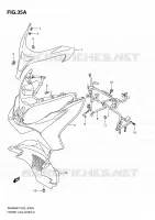CARENAGES AVANT (MODEL K9) pour Suzuki BURGMAN 400 2009