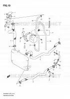 DURITE DE RADIATEUR pour Suzuki BURGMAN 400 2009