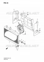 RADIATEUR pour Suzuki BURGMAN 400 2009