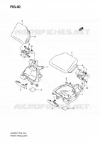 VIDE POCHE pour Suzuki BURGMAN 400 2009