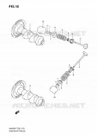 ARBRE A CAMES   VALVE pour Suzuki BURGMAN 400 2009