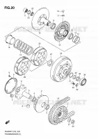 TRANSMISSION (1) pour Suzuki BURGMAN 400 2009