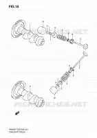 ARBRE A CAMES   VALVE pour Suzuki BURGMAN 400 2009