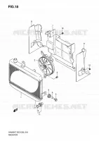 RADIATEUR pour Suzuki BURGMAN 400 2009