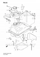 RESERVOIR D'ESSENCE pour Suzuki BURGMAN 400 2009