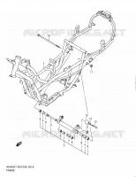 CADRE (MODEL L0) pour Suzuki BURGMAN 400 2010