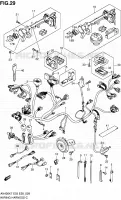 FAISCEAU ELECTRIQUE (AN400K7) pour Suzuki BURGMAN 400 2010