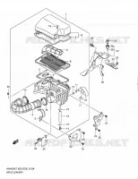 FILTRE A AIR (MODEL L0) pour Suzuki BURGMAN 400 2010