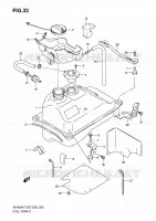 RESERVOIR D'ESSENCE pour Suzuki BURGMAN 400 2010