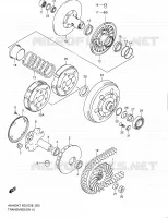 TRANSMISSION (1) pour Suzuki BURGMAN 400 2010
