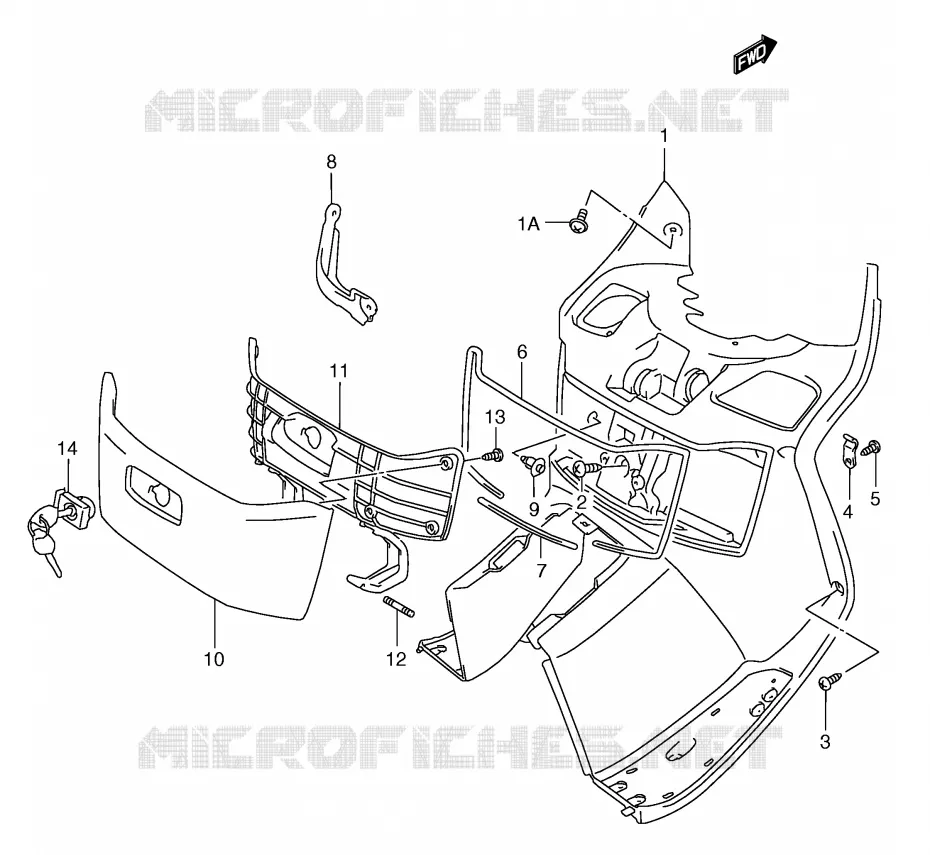 VIDE POCHE (MODELE W/X/Y) Suzuki SCOOTER 250 BURGMAN 2002  AN250K2(E2)