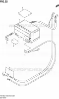 BATTERIE (AN400L1 E03) pour Suzuki BURGMAN 400 2011