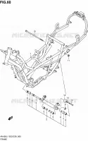 CADRE (AN400ZAL1 E28) pour Suzuki BURGMAN 400 2011