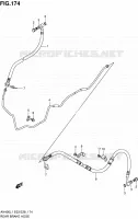 DURITE DE FREIN ARRIERE (AN400L1 E03) pour Suzuki BURGMAN 400 2011