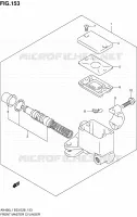 MAITRE CYLINDRE AVANT (AN400L1 E03) pour Suzuki BURGMAN 400 2011