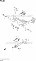 BEQUILLE pour Suzuki BURGMAN 400 2012
