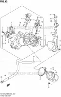 CORPS DE PAPILLON (AN400AL2 E33) pour Suzuki BURGMAN 400 2012