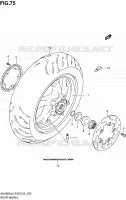 ROUE ARRIERE pour Suzuki BURGMAN 400 2012