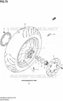 ROUE ARRIERE pour Suzuki BURGMAN 400 2012