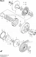 TRANSMISSION (1) pour Suzuki BURGMAN 400 2012